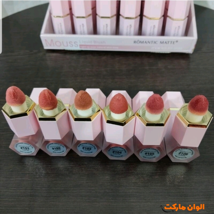 رژگونه مایع پددار رومانتیک مات Romantic Matte کد M489