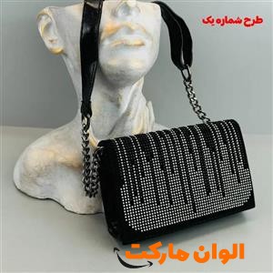 کیف زنانه پاسپورتی نگین دارکد G2186