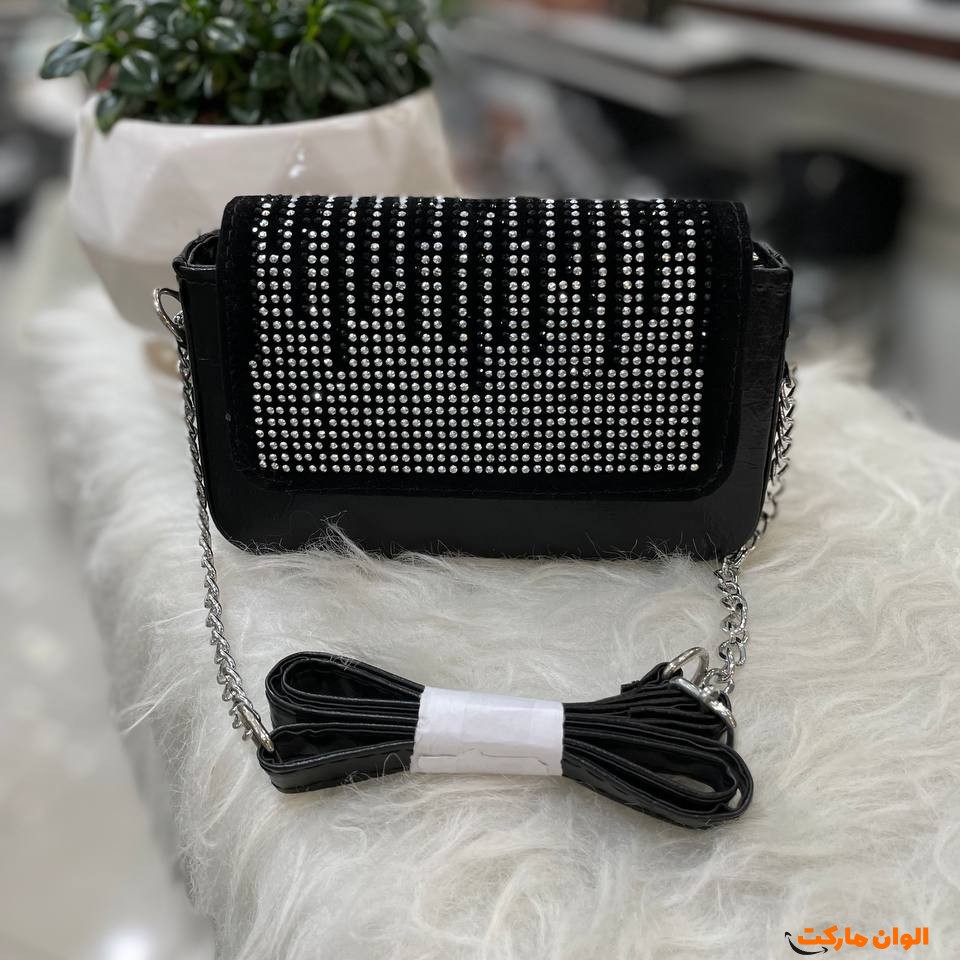کیف زنانه پاسپورتی نگین دارکد G2186