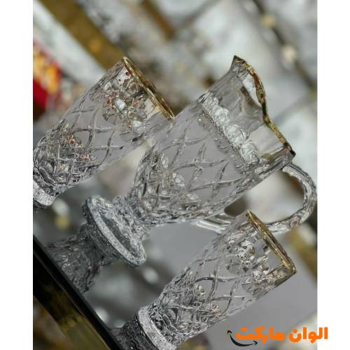 پارچ و لیوان کریستال کدH022 تک و عمده