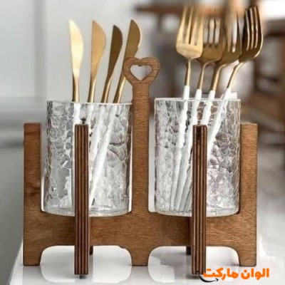 جای قاشقی دوقلو کدH045 تک و عمده
