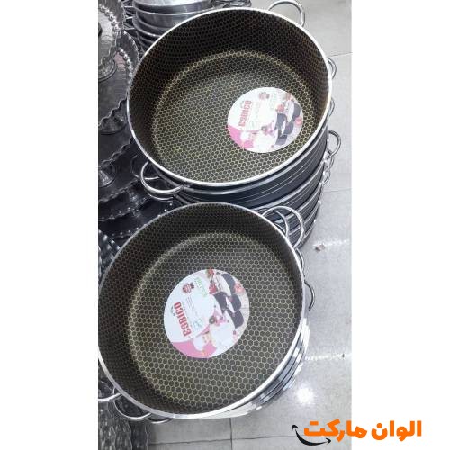 Pot set-7-cloth-metal-handle-honeycomb-bottom-code-m662