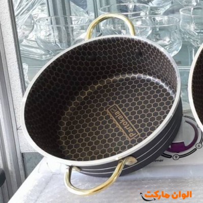 تابه تک زنبوری دسته فلزی کد M662 تک و عمده