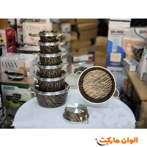 Pot set-19-fabric-marble-brand-beam-code-m665