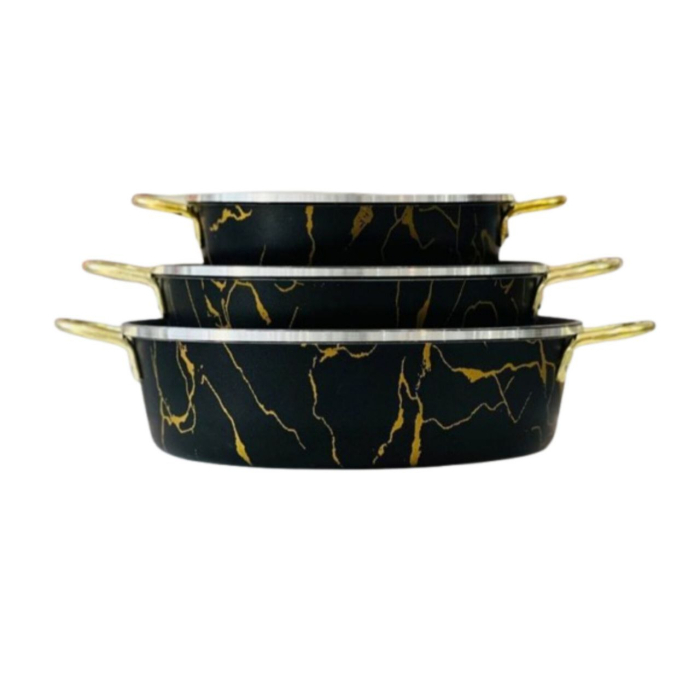 سرویس-ماهیتابه-سه-تایی-ماربل-مارک-کیژان-کد-m666