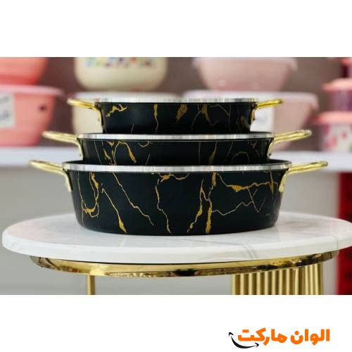 Fish-pan-set-three-piece-marble-brand-Kijjan-code-m666