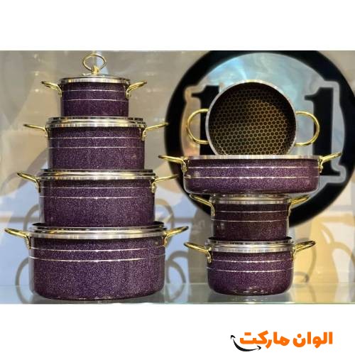 سرویس-قابلمه-14-پارچه-ماربل-مارک-کیژان-کد-m669