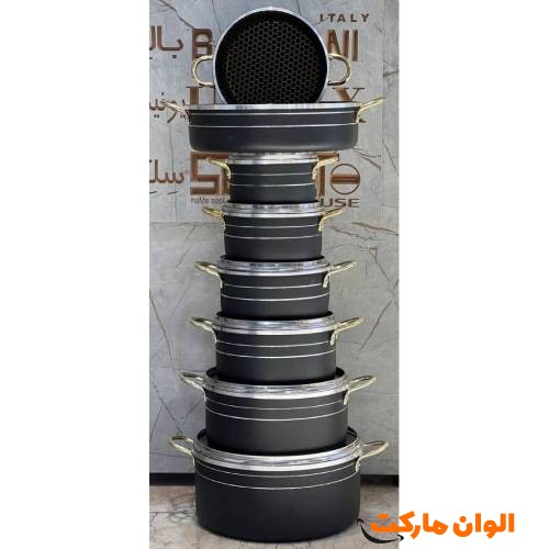 سرویس-قابلمه-14-پارچه-ماربل-مارک-کیژان-کد-m669