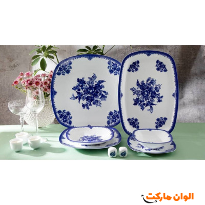 چینی زرین 27 پارچه فلورانس کد M723 چینی زرین 27 پارچه فلورانس کد M723
