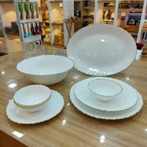 سرویس آرکوپال لب طلا گلدن اوپال  26 پارچه  کد M728 تک و عمده 