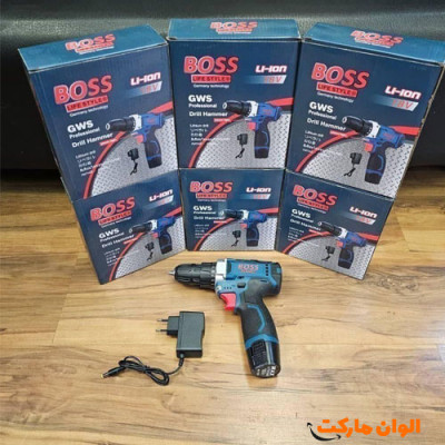 خرید پیچگوشتی شارژی باس نیم تنه فلزی کدG2569 تک و عمده 