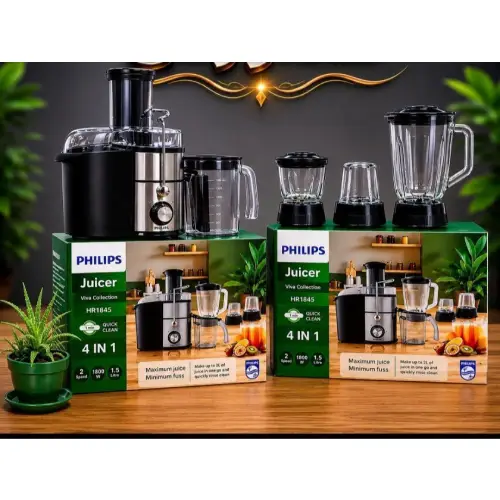 خرید آبمیوه‌گیری 4 کاره فیلیپس مدل HR1845 | تک و عمده کد z296