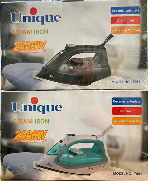 خرید اتو بخار Unique مدل 7061 کدG2767 تک و عمده