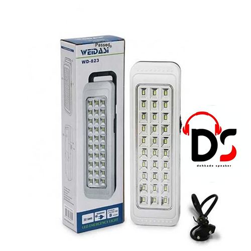 چراغ اضطراری مستطیلی WEIDASI مدل WD_823 کدA0070