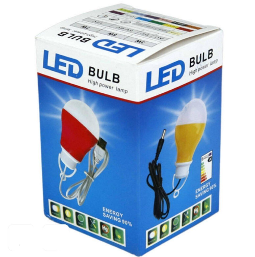 لامپ ال ای دی آویزدار LED Bulb Usb & Type-C کدA0070 تک و عمده