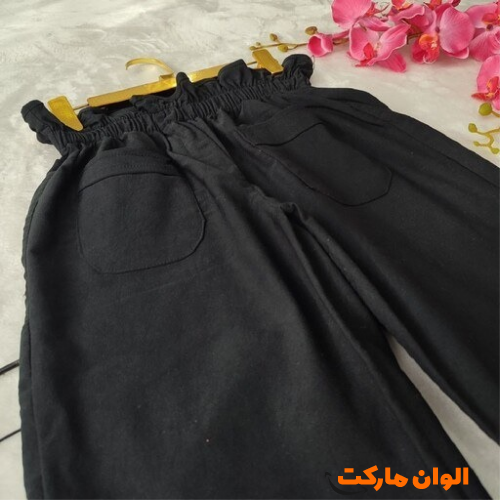 قیمت-عمده-شلوار-مام-استایل-زنانه-با-جنس-کتان-بنگال-کد-h102