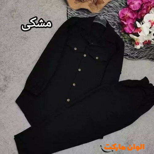 قیمت-تولیدی-مانتو-زنانه-دکمه-خور-دوجیب-نما-کد-h104