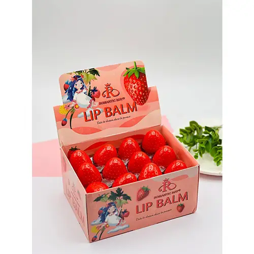 بالم لب حرارتی توت فرنگی LIP BALM Vaseina مدل  S041