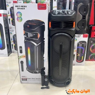  اسپیکر بلوتوثی مدل ZQS 8267 کد T070 تک و عمده