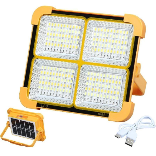 پروژکتور شارژی و خورشیدی  Green Power مدل IP66 کد T075 تک و عمده