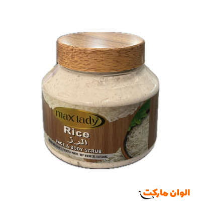 اسکراب شنی برنج مکس لیدی حجم 200 میل کد M848