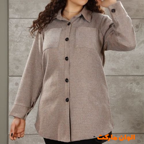 قیمت-خرید-تکی-عمده-مانتو-زنانه-فری-سایز-پشمی-کد-h123