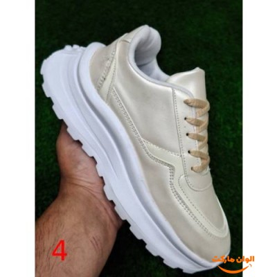 کفش کتانی زنانه میانه کلاسیک فشیون کد G2888 تک و عمده