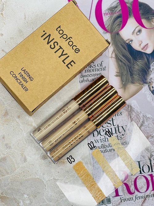 کانسیلر مایع تاپ فیس سه عددی TOPFACE INSTYLE LASTING FINISH CONCEALER کد T085