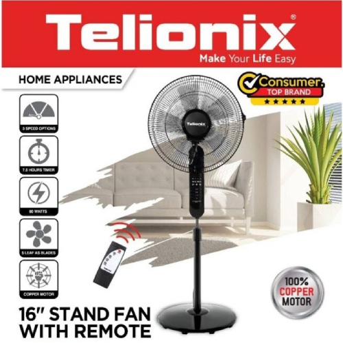 Telionix-single-and-major-standing-fan-playback-code-z828