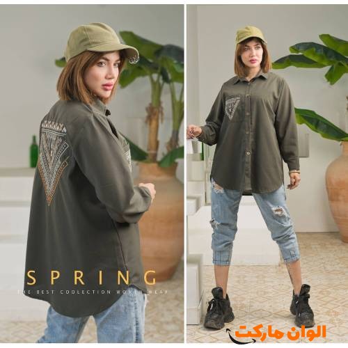 Buy-women's-linen-embroidered-coat-code-m896