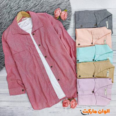 مانتو زنانه لنین تک جیب کد M924 تک و عمده