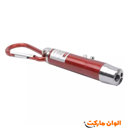 Buy a three-function pocket laser model with flashlight, laser pointer and UV light, single and wholesale