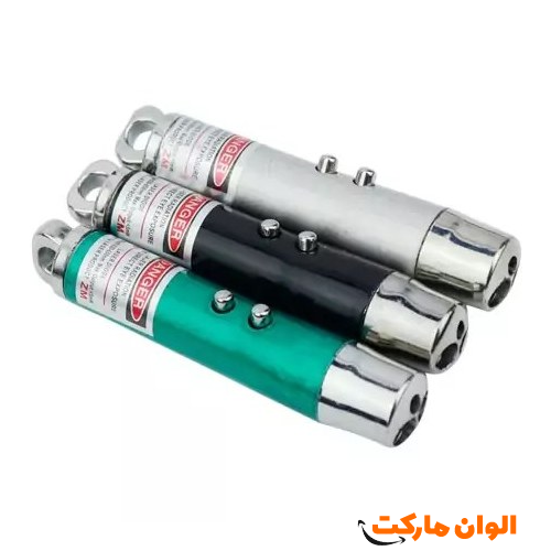 Buy a three-function pocket laser model with flashlight, laser pointer and UV light, single and wholesale