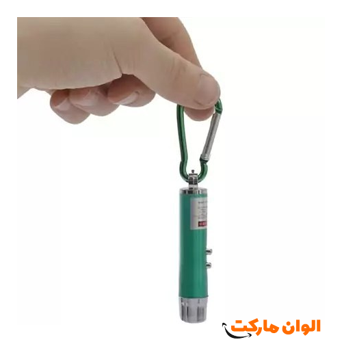 Buy a three-function pocket laser model with flashlight, laser pointer and UV light, single and wholesale