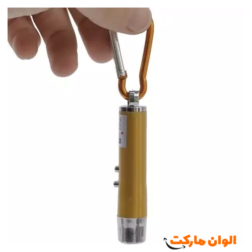 Buy a three-function pocket laser model with flashlight, laser pointer and UV light, single and wholesale