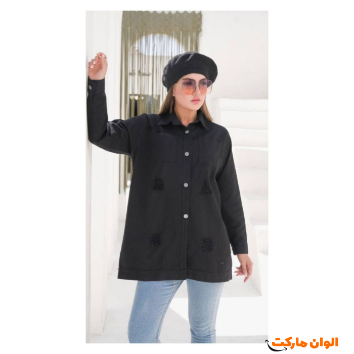 خرید-مانتو-زنانه-کتان-دوجیب-کد-m939