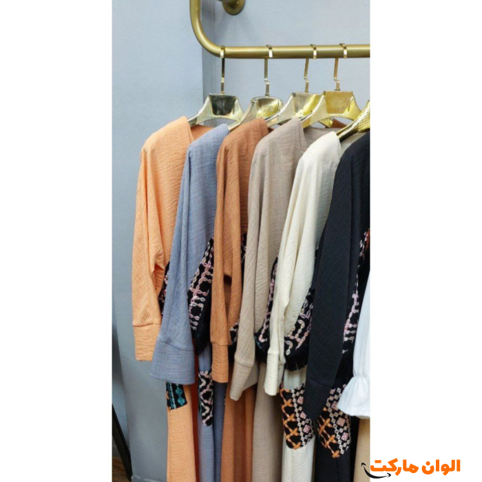 مانتو-زنانه-دوتکه-ریش-ریش-کد-m952
