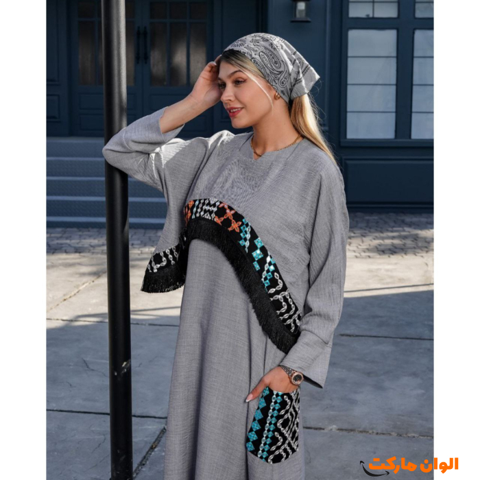 مانتو-زنانه-دوتکه-ریش-ریش-کد-m952
