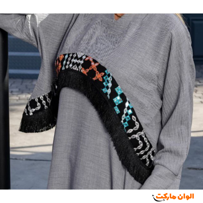 مانتو-زنانه-دوتکه-ریش-ریش-کد-m952