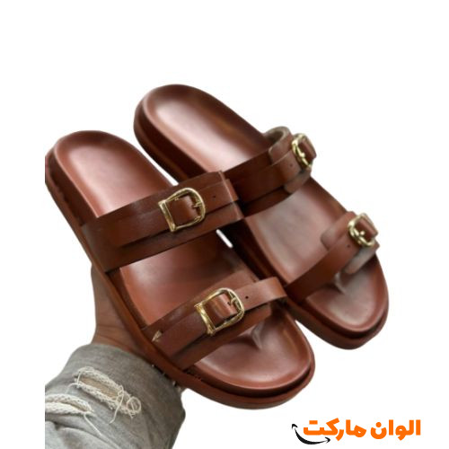  صندل زنانه چرمی 