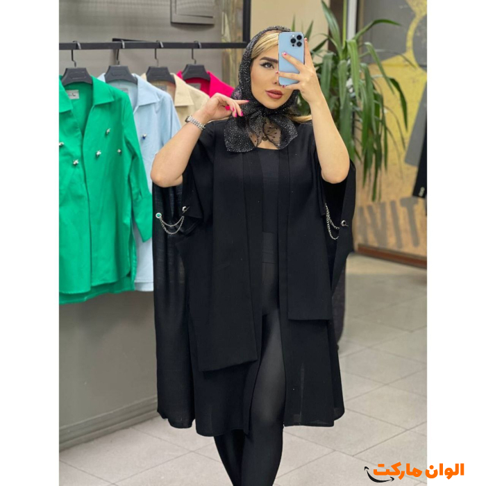 مانتو-زنانه-آستین-زنجیری-کد-m954