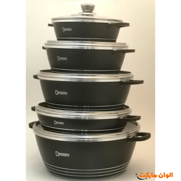 سرویس-قابلمه-10-پارچه-چدن-دسینی-کد-m994