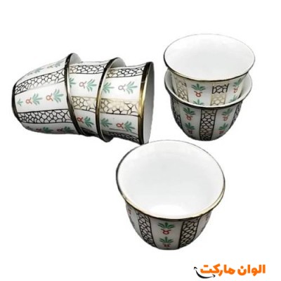 فنجون قهوه خوری 12 تایی کد M1008 تک و عمده