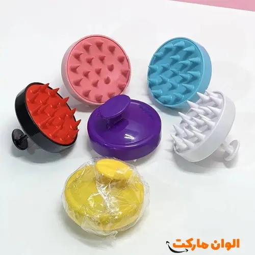 برس ماساژوری سر مدل سیلیکونی کد G3014