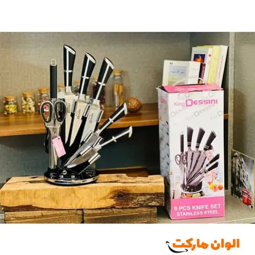 سرویس چاقو دسینی Dessini مدل 9 تیکه کد L034
