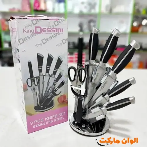 سرویس چاقو دسینی Dessini مدل 9 تیکه کد L034