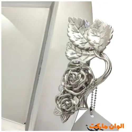 پخش سینی استیل تمام نقره مدل رزبرند نگار سایز بزرگ تک و عمده کد L070