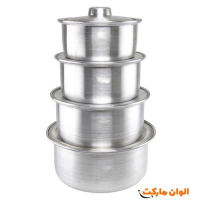 قابلمه 4 رقم سفید جنس مواد شمش کد G3068