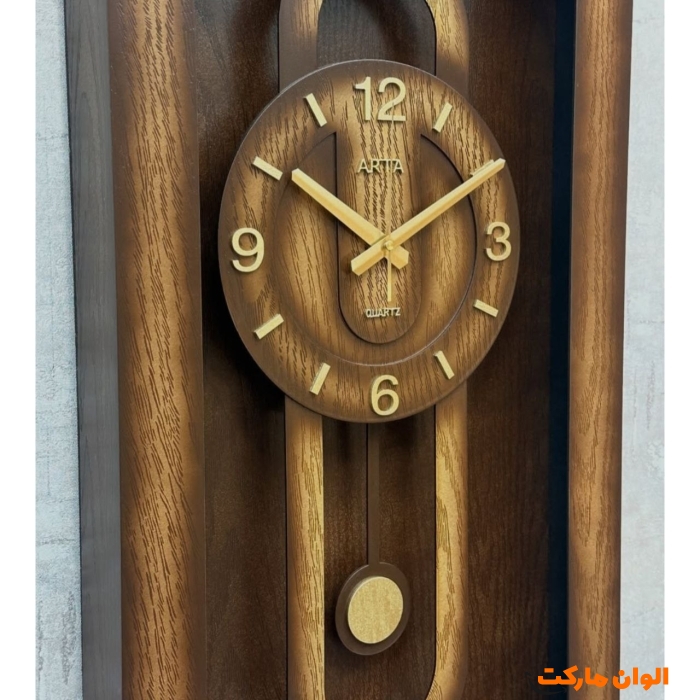 ساعت-دیواری-مدل-آرتا-چوبی-کد-m1052