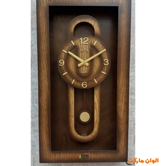 خرید-ساعت-دیواری-مدل-آرتا-چوبی-کد-m1052